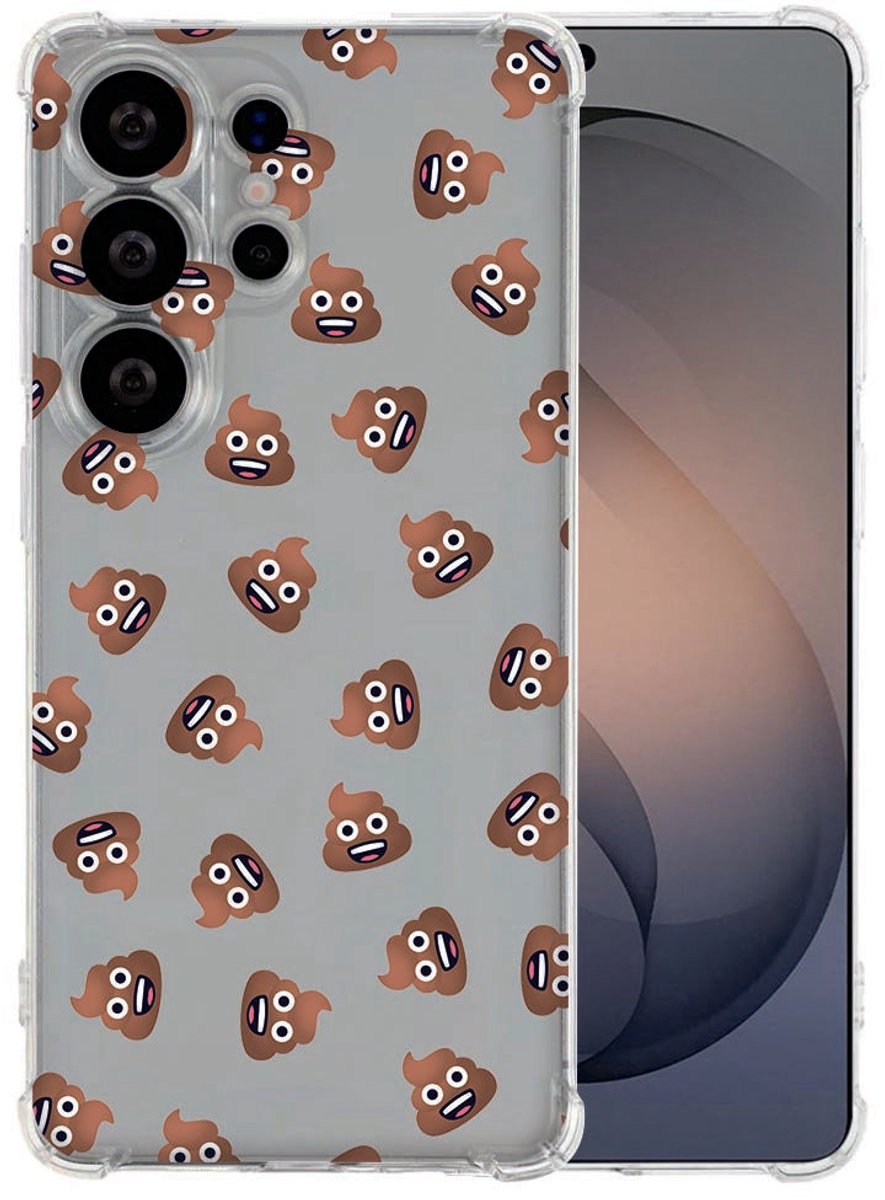 Backcover Hoesje Samsung Galaxy S26 Ultra Poep Emojis Schokbestendig