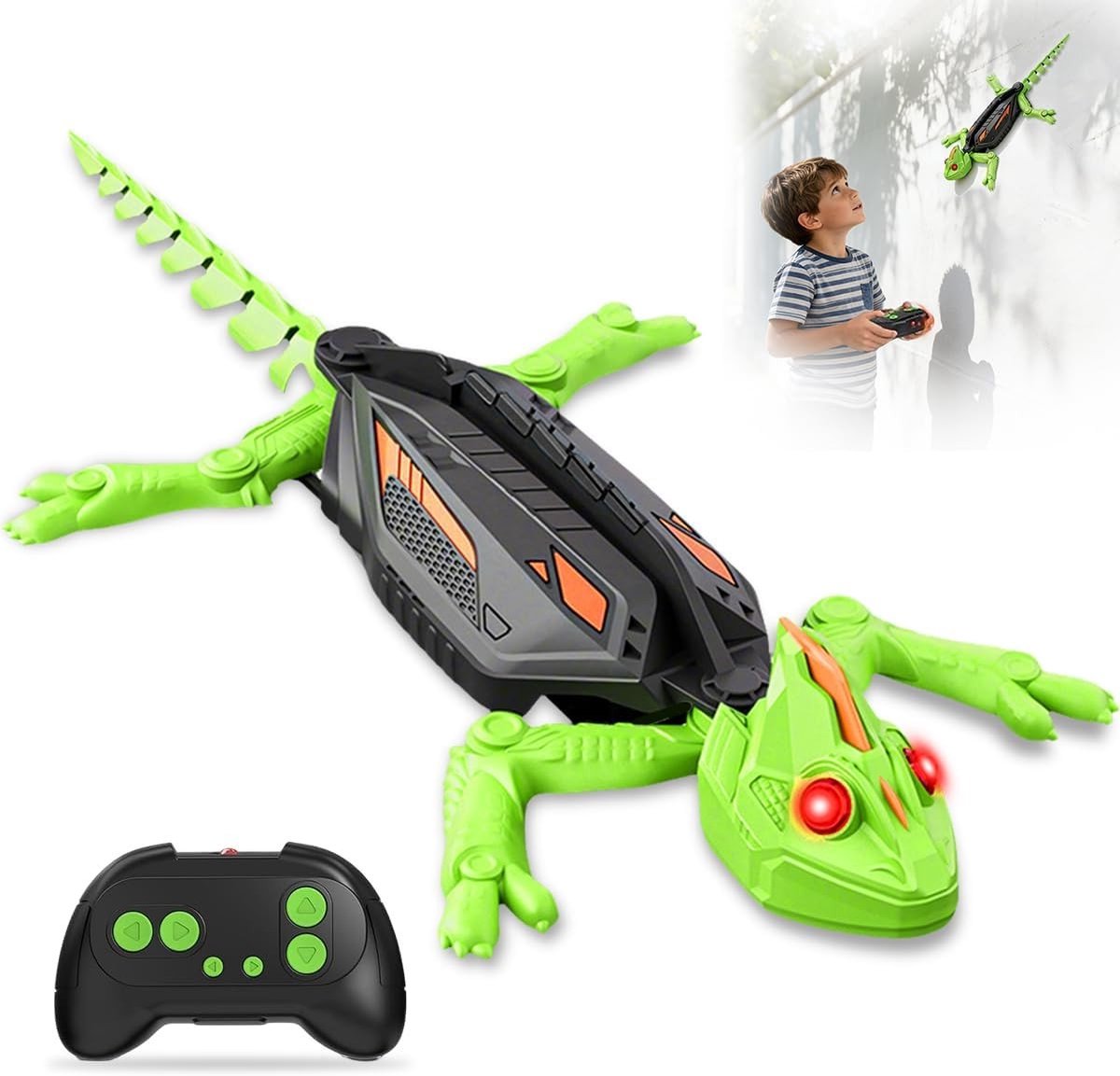 Op afstand bestuurbare gecko robot, interactieve hagedis met realistische bewegingen en geluidseffecten