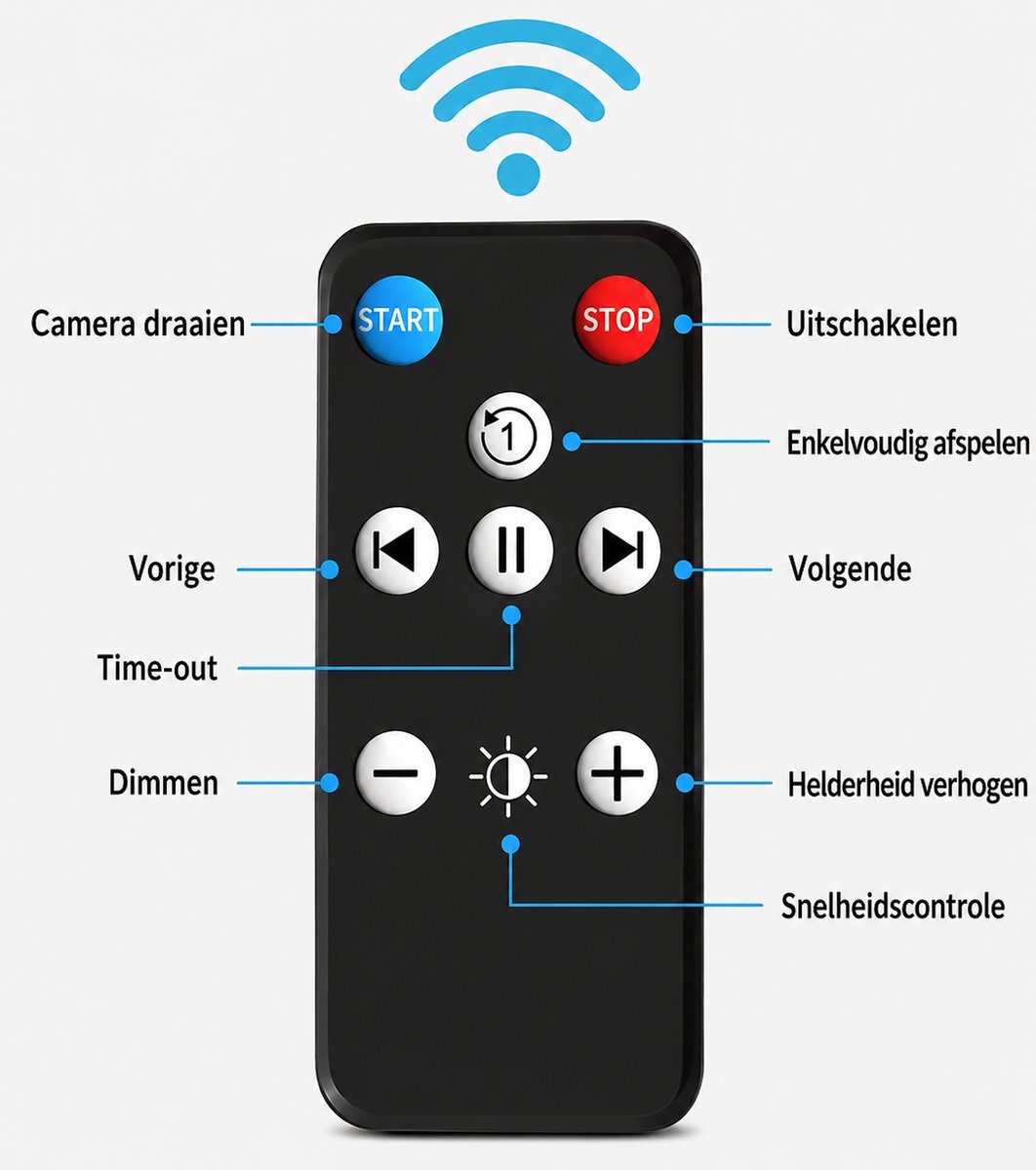 3D LED Hologram Display Ventilator - Projector - Via App – foto 3