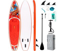 FunWater Stand Up Paddle Board 320 cm & 350 cm – SUP voor 2 personen of gezinnen, compleet met accessoires, dubbellaags PVC, beginnersvriendelijk – Opblaasbaar paddleboard voor volwassenen en beginners——SUPFR01D
