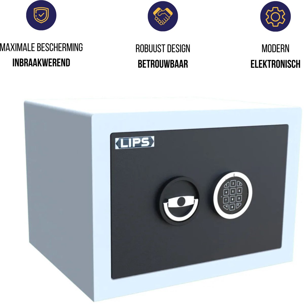 Lips Alcazar S2-25-EL - Kluis - Brandkast - Brandwerende Kluis - Kluis Brandwerend Voor Geld - Met Cijferslot