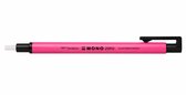 Tombow Mono Zero Gumvulpotlood – 2,3 mm ronde gum – Precisie gum – Neon roze