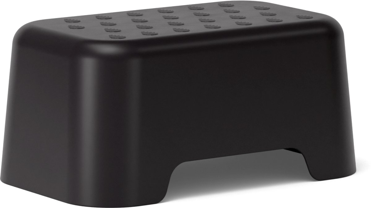 EKOBO Kinder Opstapkrukje – Antislip – Bamboevezel – Bano – Zwart