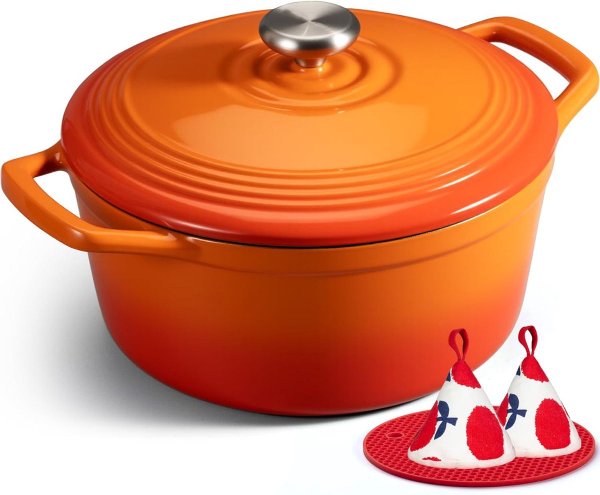 CLGP® Gietijzeren Braadpan - Braadpan - Voor Alle Warmtebronnen