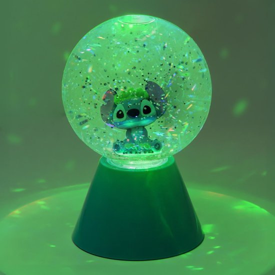 Paladone Products Lilo & Stitch LED-Lamp Stitch Glitter Ball 17 cm Lamps / Lights van Paladone — afbeelding 5
