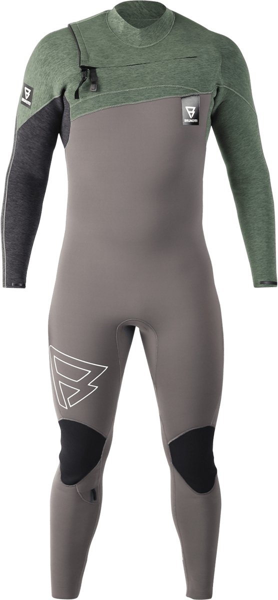 Brunotti - Gravity Wetsuit Heren - Fullsuit 5/3mm - Grijs - XL