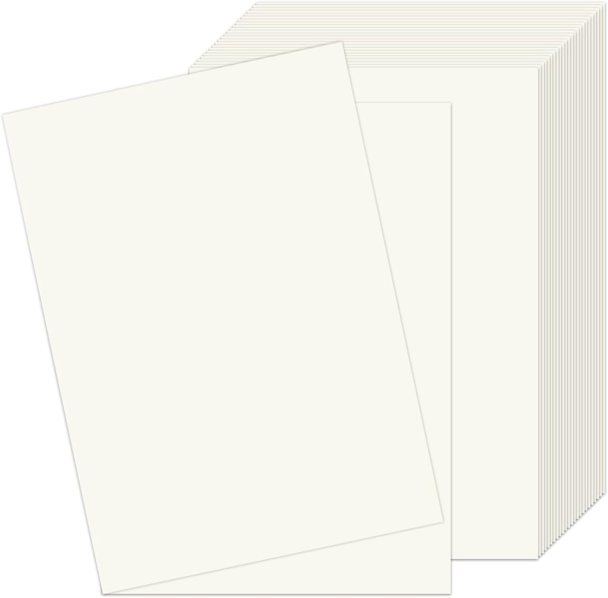 A4 Fotokarton, 50 Vellen, 210 g/m², Dikke Knippapier voor Creatief Werk, Uitnodigingen, Scrapbooking en Schilderen