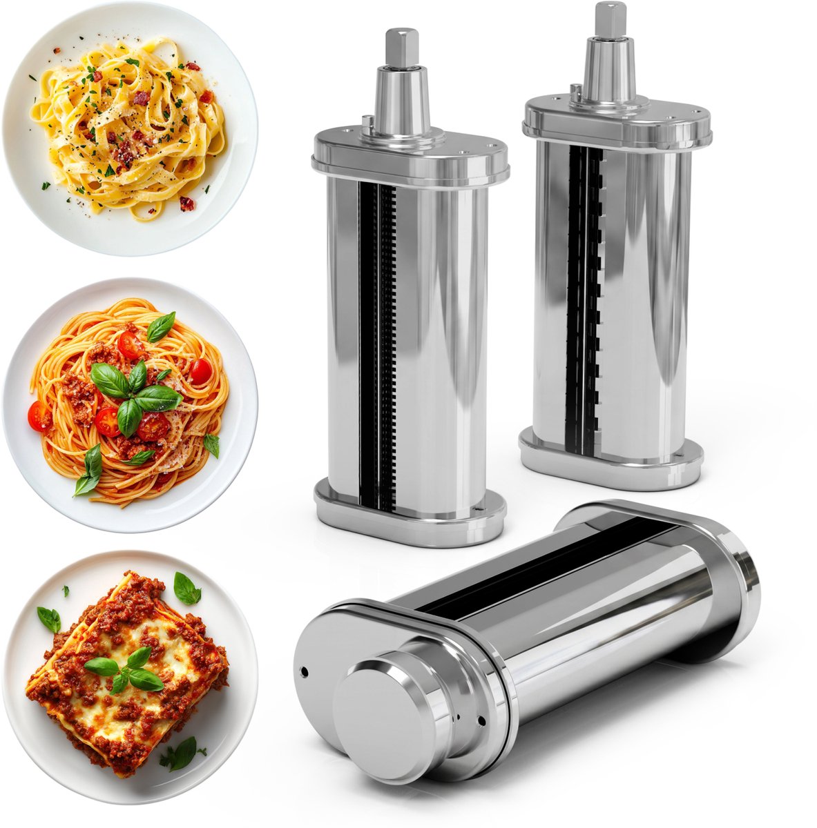 Fentic Pasta Set 3-delig - Geschikt voor Fentic SM-1604NM keukenmachine (7L)