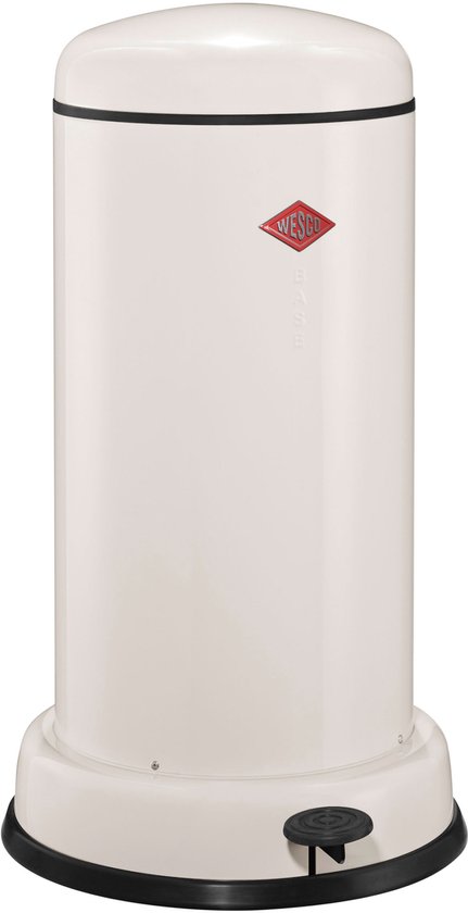 WESCO Baseboy Prullenbak met Soft Close | 20 Liter | Metaal - Mat zand | Pedaalemmer