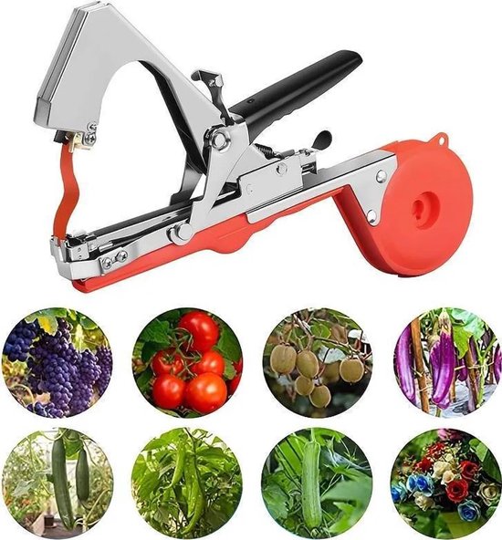 Vixson - Navulset Bindtape - 5 Rollen + 1000 Nietjes - Voor Plantenbinder - PLANTBRAND van Merkloos	 — afbeelding 2