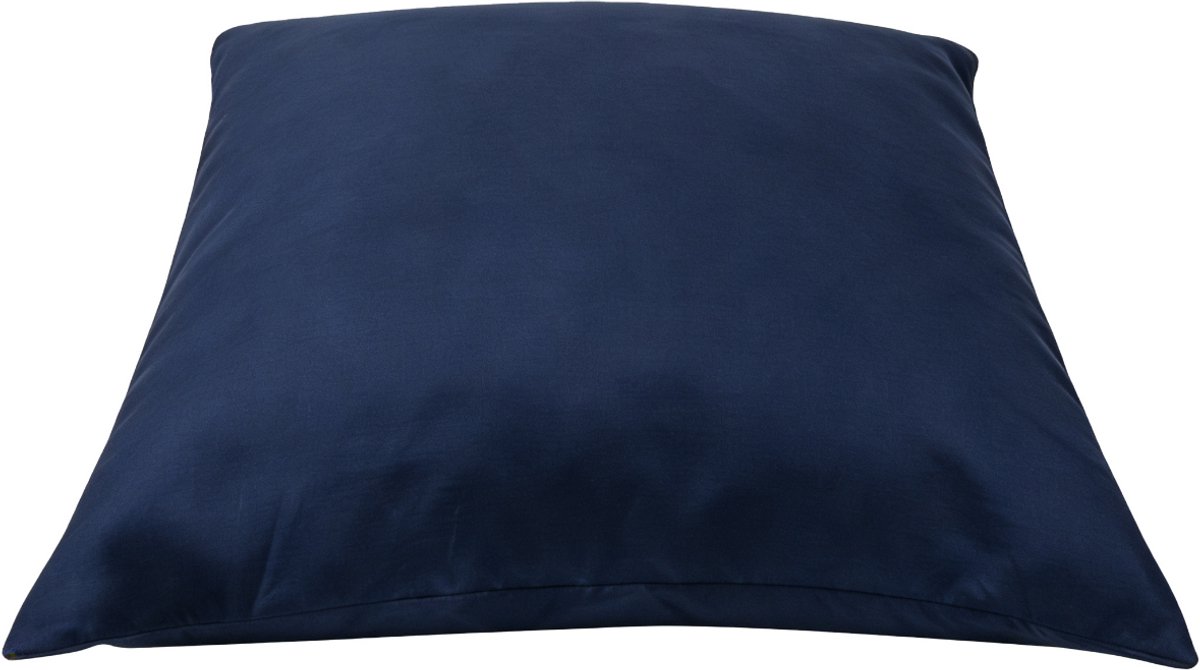 Mammoet Hoofdkussen Ease 60 x 70 cm - 100% polyester - microfiber vulling - hypoallergeen - vlamvertragend - blauw