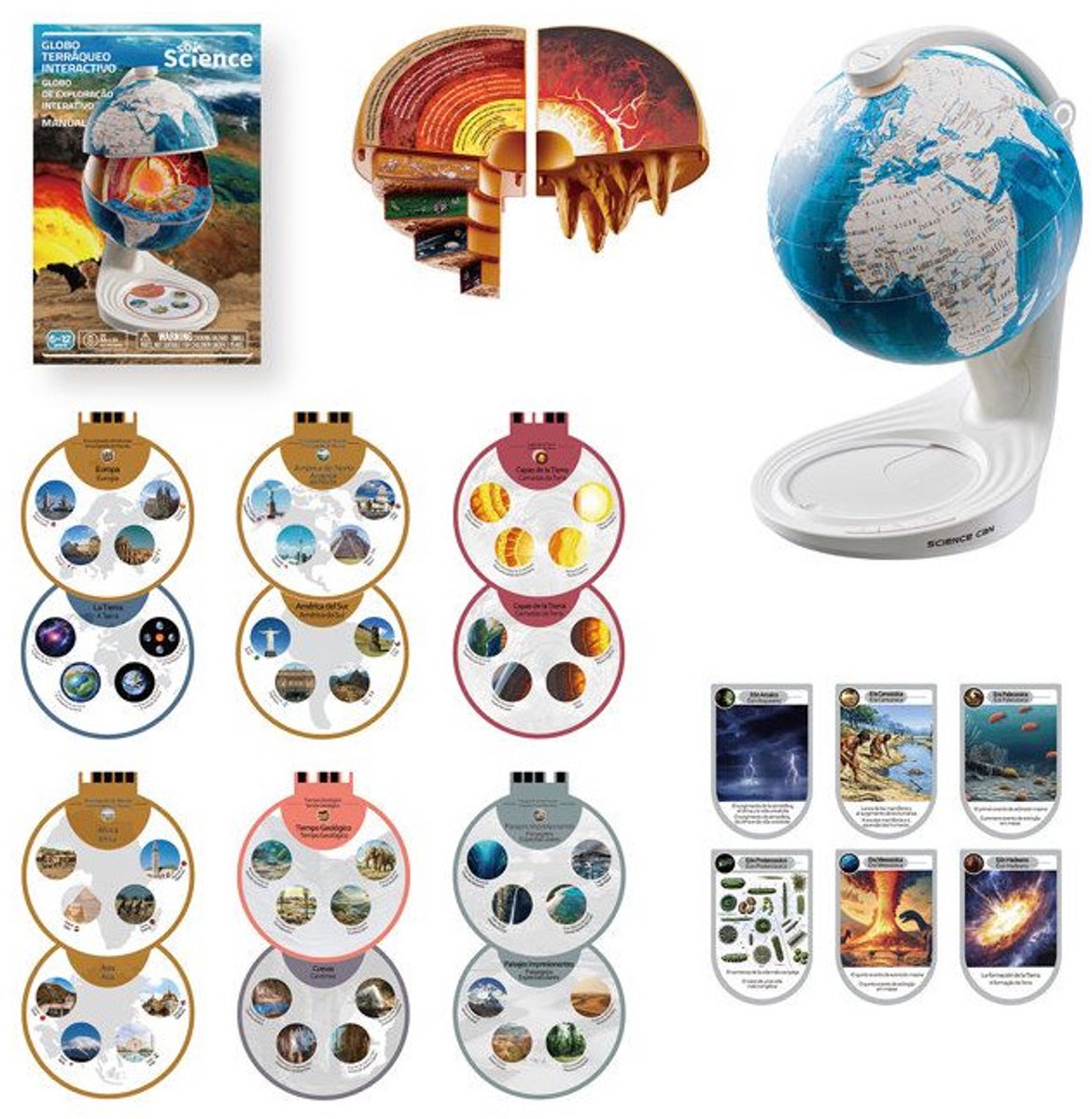 Geocentric Exploration Learning Globe
