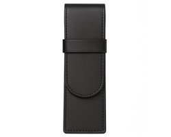 Alassio penetui - 2 pennen - leer - zwart - JU-2610