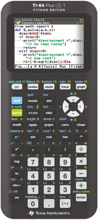 TI-84 Plus CE-T Python Edition - Met beschermhoes