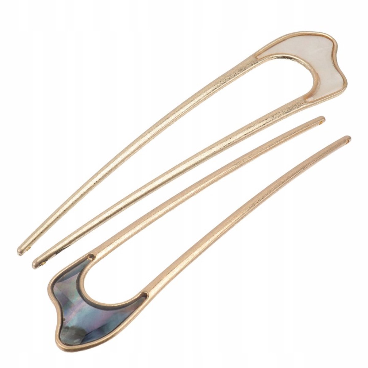 Twee U-vormige haarclips - Retro stijl, geschikt voor speciale gelegenheden