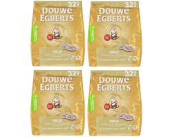 Douwe Egberts Gold - Voordeelverpakking - Koffiepads 128 Stuks (4x32)
