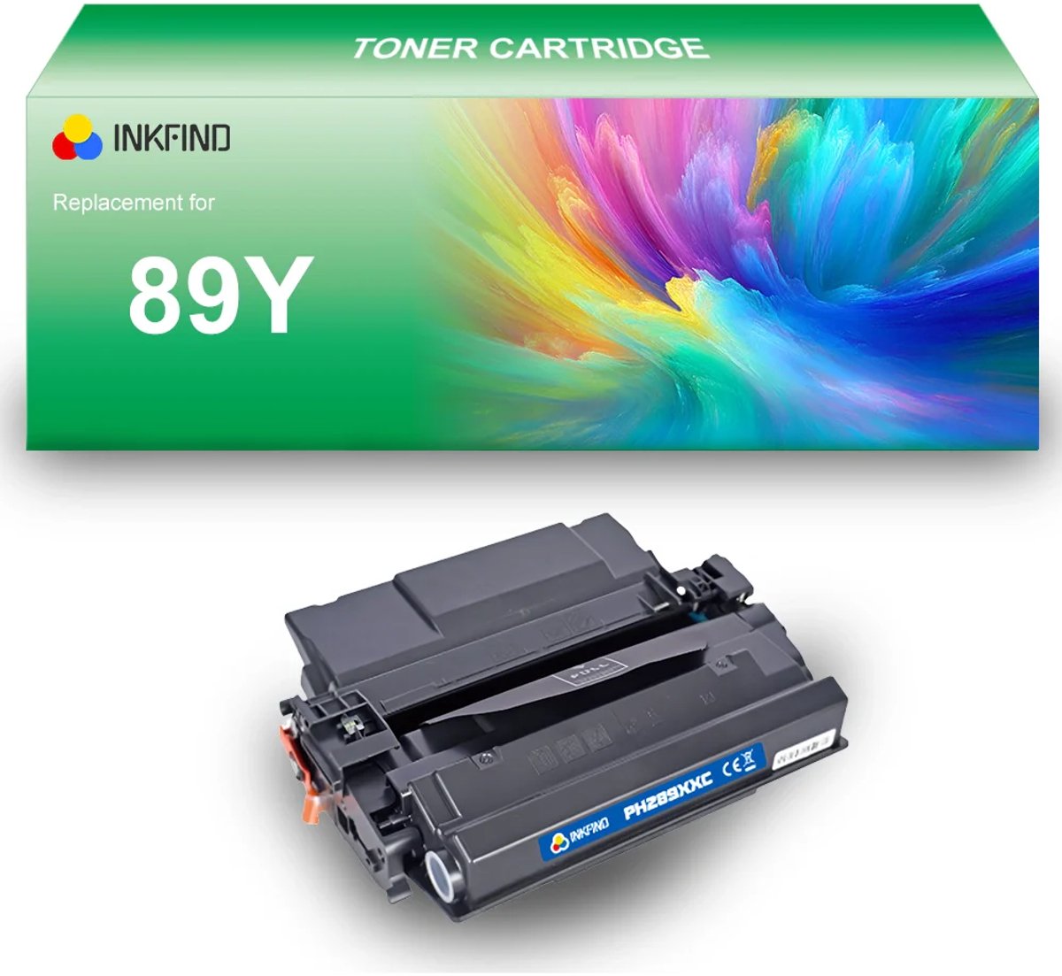 Image of INKFIND 89Y toner cartridge compatibel met HP 89Y CF289Y - 1-pack Zwart