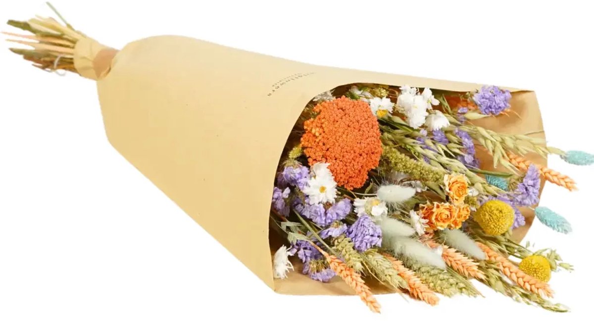 Wildflowers by Floriëtte Field Bouquet - Pastel Delight - Pastel - 60 cm - Droogbloemen - Boeket