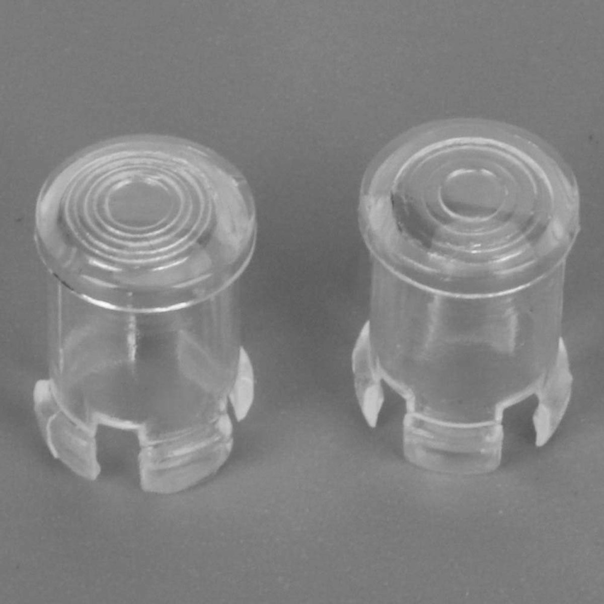 Allecto - LED Beschermhoezen - Lampenkappen - Transparant - Nylon - 5mm LED Verlichting - 100 Stuks - Geschikt voor Diverse Lampen - Kleur Transparant