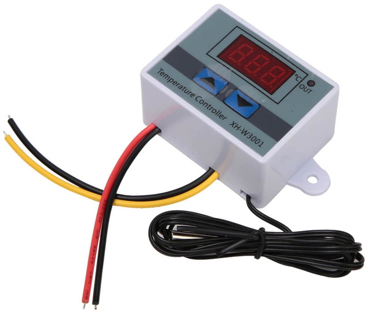 Allecto - Temperatuurregelaar - Digitale temperatuurcontroller - Geschikt voor verwarming en koeling - 110-220 V - 1500 W - Betrouwbare werking - V...
