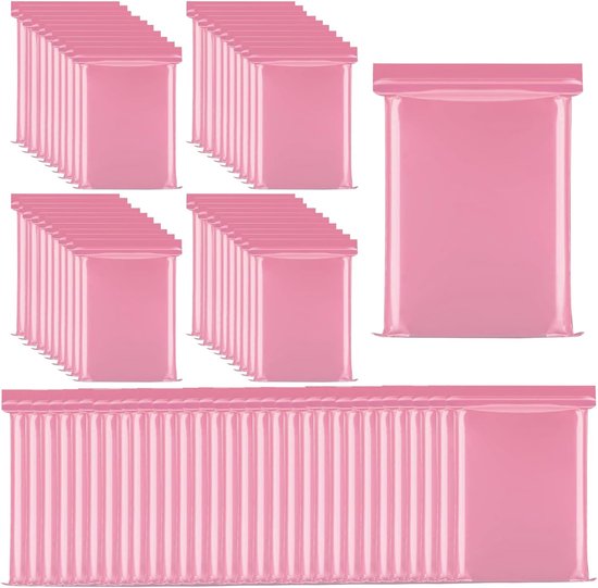Hygiënezakjes - Dames Hygiënezakjes - 200 stuks - 15x10 cm - Zakjes voor vrouwelijke hygiëne - Hygiënezakken voor maandverband - Afsluitbare zak - voor het weggooien van tampons - Roze en paars willekeurig