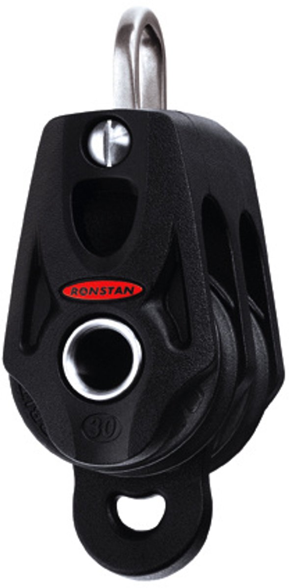 Ronstan RF35212 Orbit 30mm 2-schijfsblok, hondsvot