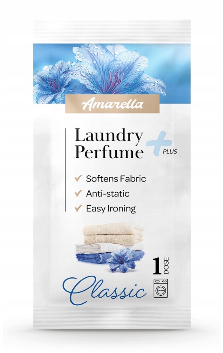 Elix - Amarella Wasparfum - Laundry Perfume - Wasverzachter Parfum - Antistatisch Strijkgemak - Langdurig - 10ml Sachet - Classic