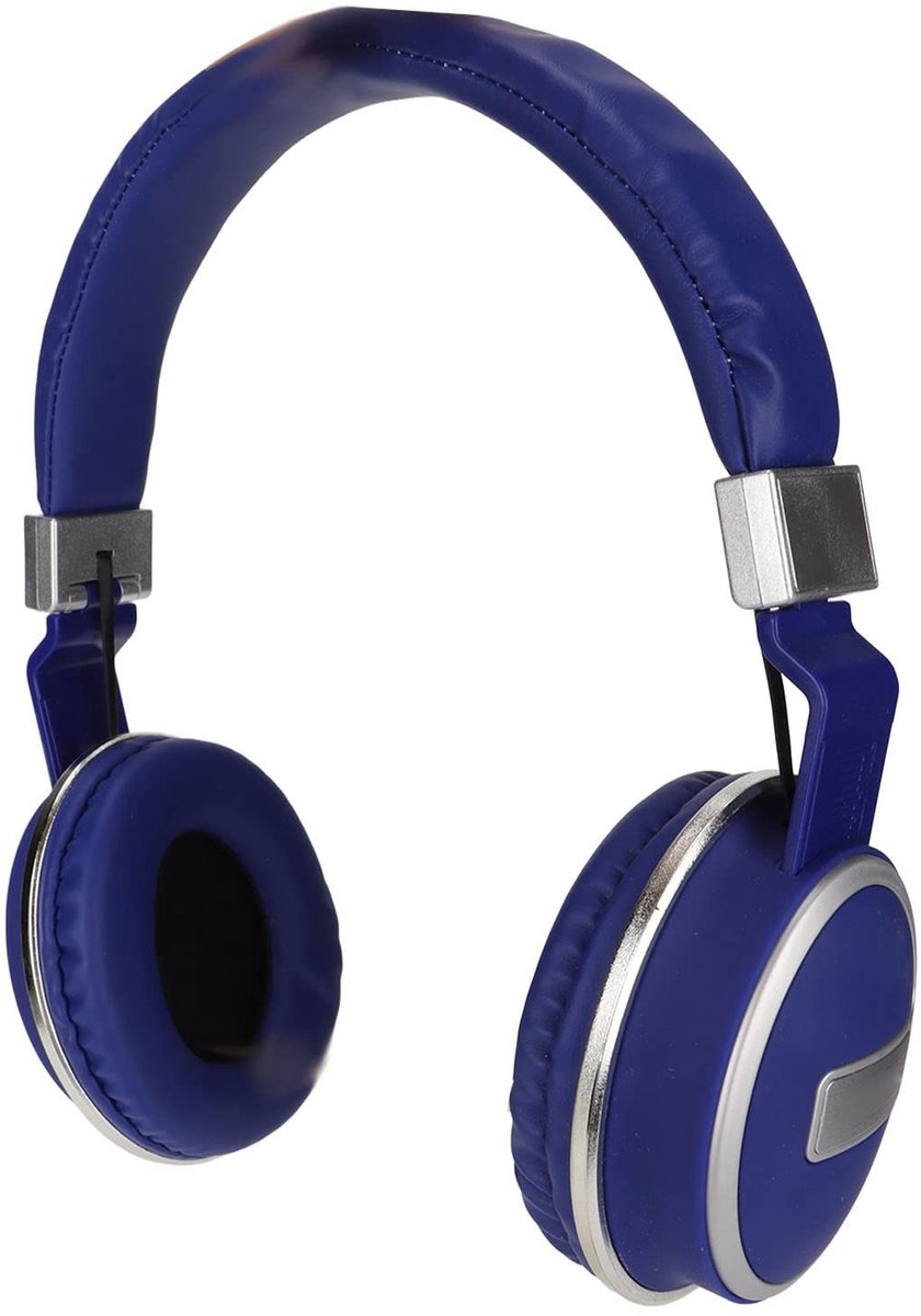 Allecto - Bluetooth Over Ear Koptelefoon - Draadloze Gaming Headset - Hoogwaardig Stereo Geluid - Blauw - Mobiele Telefoon en Laptop - Comfortabel ...