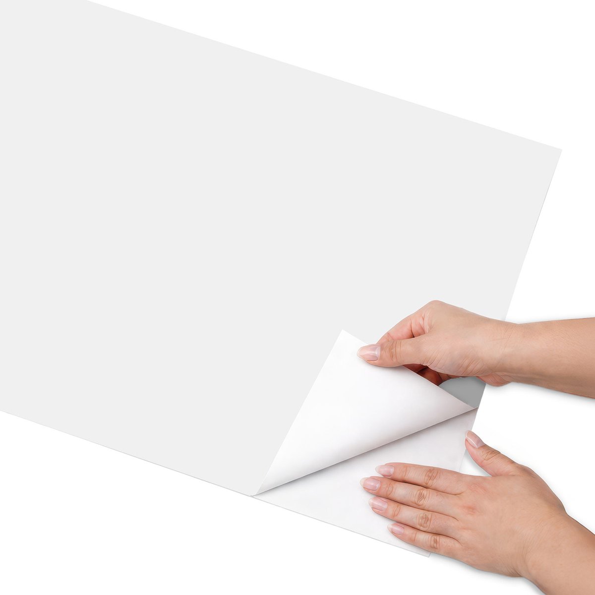 Coloray Meubel Wrap Folie - Wit Meubelfolie - 50x100 cm - Decoratiefolie Zuiver wit - Meubel Wrap Folie - Minimalist Meubelfolie - Plakfolie Meubels - Keuken decoratie - Achtergronden en patronen