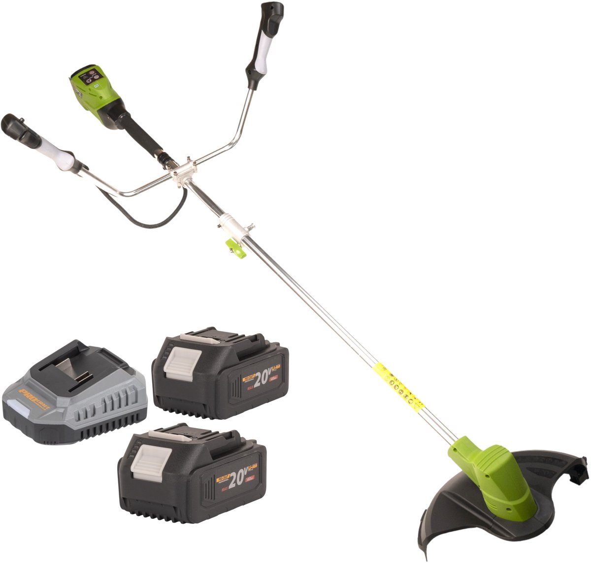 Procraft PTA30 accu-bosmaaier 20 V 300 mm borstelloos + 2x accu 4,0 Ah + oplader