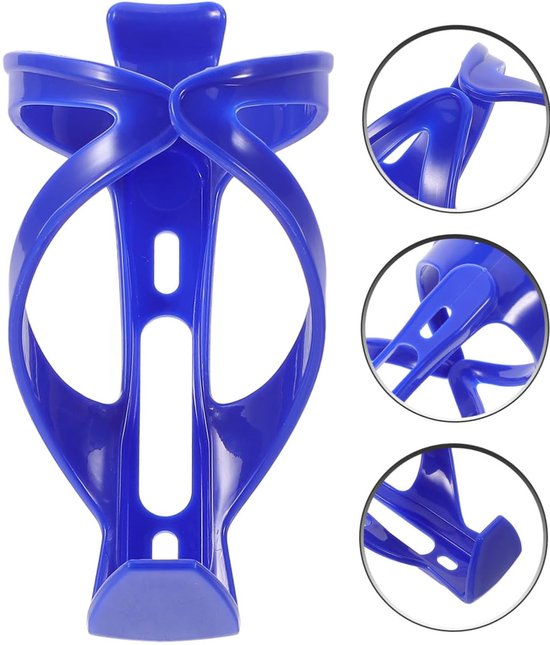 Bidonhouder Fiets - 2 stuks - Universeel Bidonhouders - Bidonhouder Racefiets - Sterke en flexibele structuur - Geschikt voor Fiets / Racefiets / Mountainbike / Kinderwagen- Flessen / Beker Houder Verstelbaar - Cadeau voor fietsliefhebbers - Blauw — afbeelding 4
