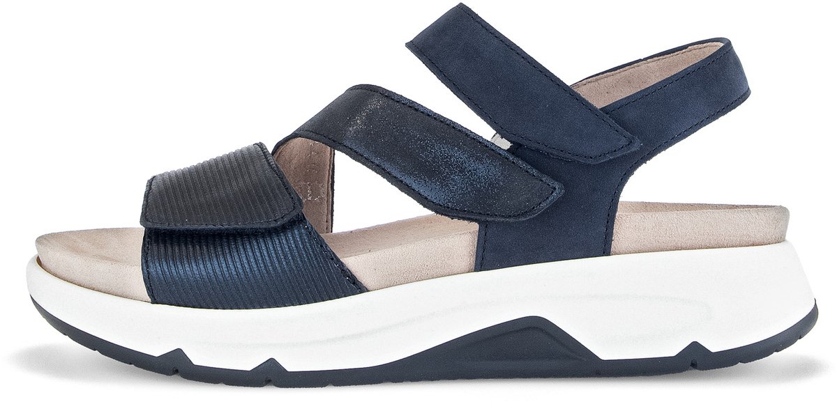 Gabor Damen Sandale bequem in blau Blauw