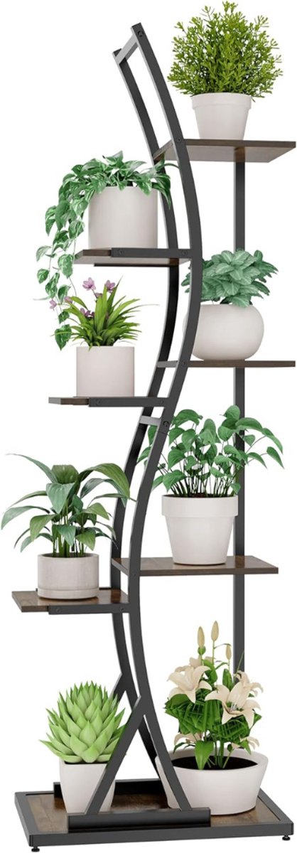 White-Label® Bloemenstandaard - Plantenrek - Bloemenrek - Plantentrap