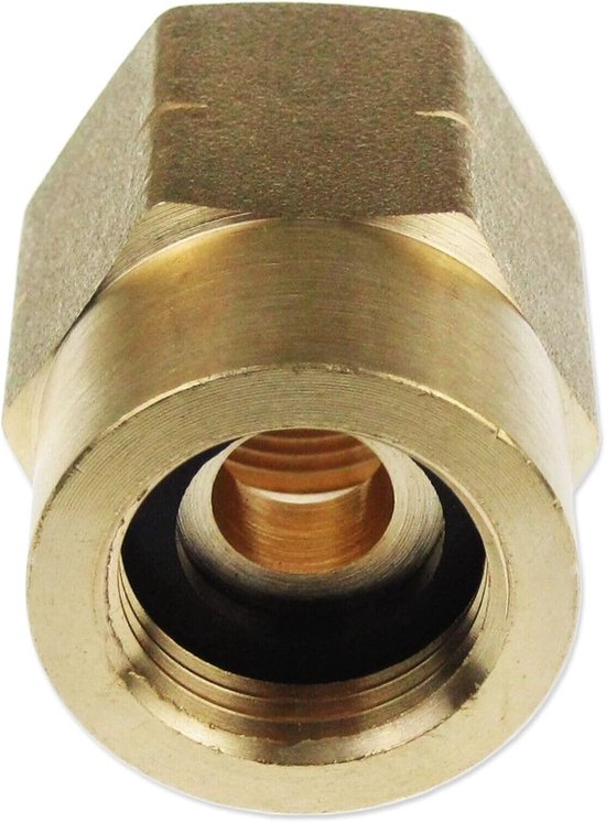 Gas Adapter Kit - Propaan Connector - Flessen Wisselen - 21mm Clip On - 12 x 5 x 4 cm — afbeelding 2