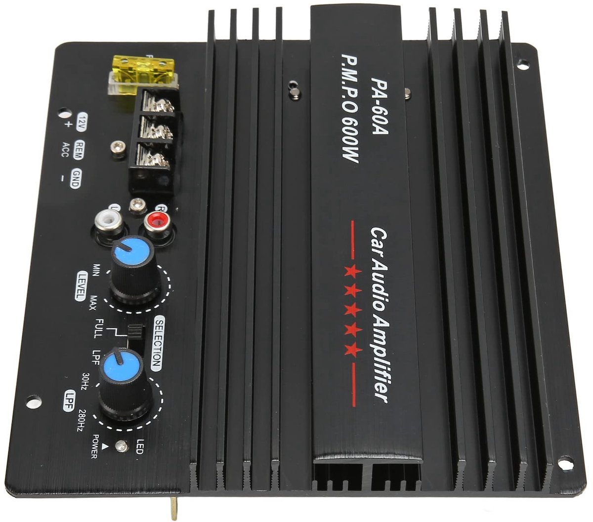Vt products - Stereo Audio Power Amplifier - 600W Auto Versterker - Aluminium Ontwerp - Hoge Vermogen Bass Amp - Geschikt voor Auto's