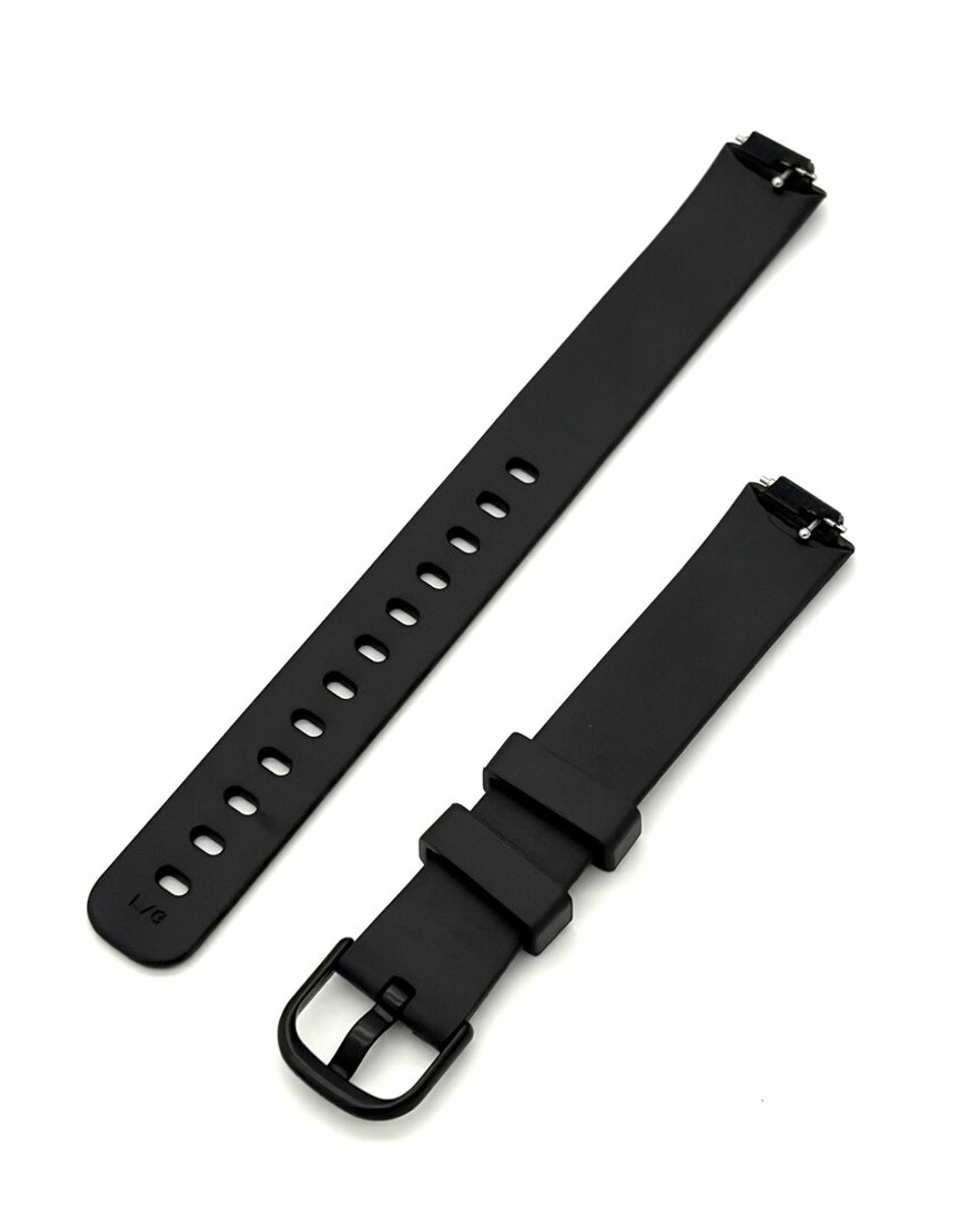 Geschikt voor Fitbit Inspire 3 – Siliconen Bandje Maat L – Sport Horlogebandje – Zwart