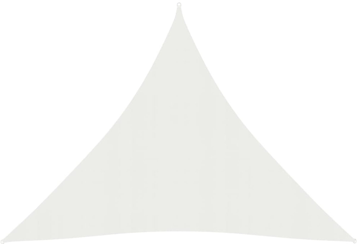 Schaduwdoek Driehoekig - 3 x 3 x 3 m - Wit - 160 g/m² HDPE - 90% UV-Bescherming - Ademend