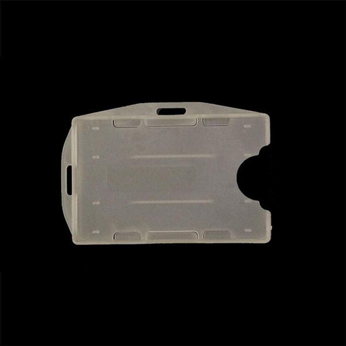 Kaarthouders - ID Kaarthoesjes - Veilig Identificeren - Dubbelzijdig Gebruik - 5 Stuks 95x64mm - Transparant Wit