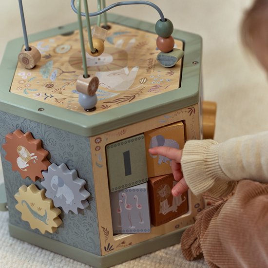 Little Dutch Activiteiten kubus FSC - Safari Friends van Little Dutch — afbeelding 4