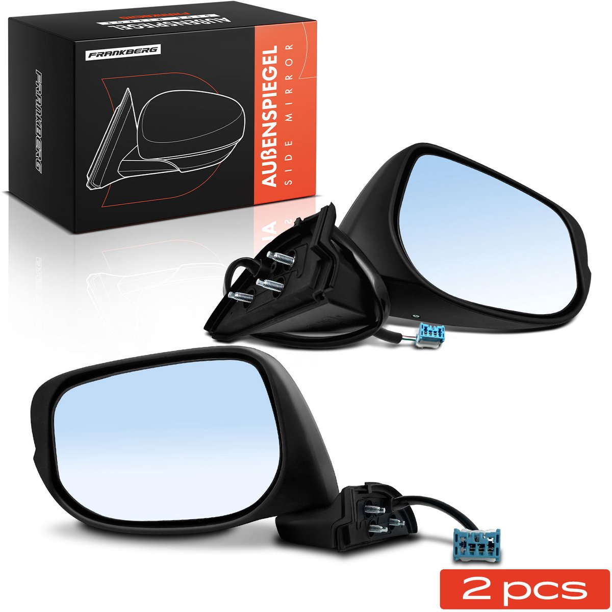 Frankberg 2x buitenspiegel links/rechts voor Honda Jazz 3