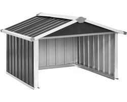 Robotmaaier Garage - 92 x 97 x 63 cm - Antraciet - Gegalvaniseerd Staal - Wee...