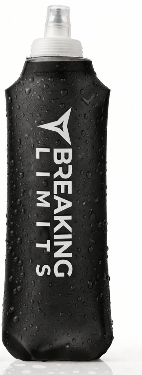 Breaking Limits Soft Flask 500 ML - Opvouwbare Waterfles - Flexibel & Compact - Drinkfles Hardlopen
