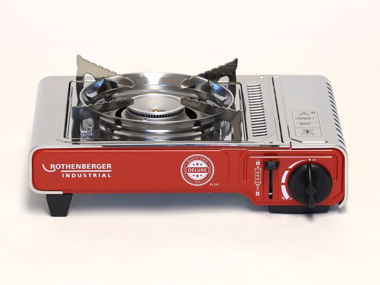 Rothenberger Deluxe Camping kooktoestel gas - 1-pits van Rothenberger — afbeelding 3