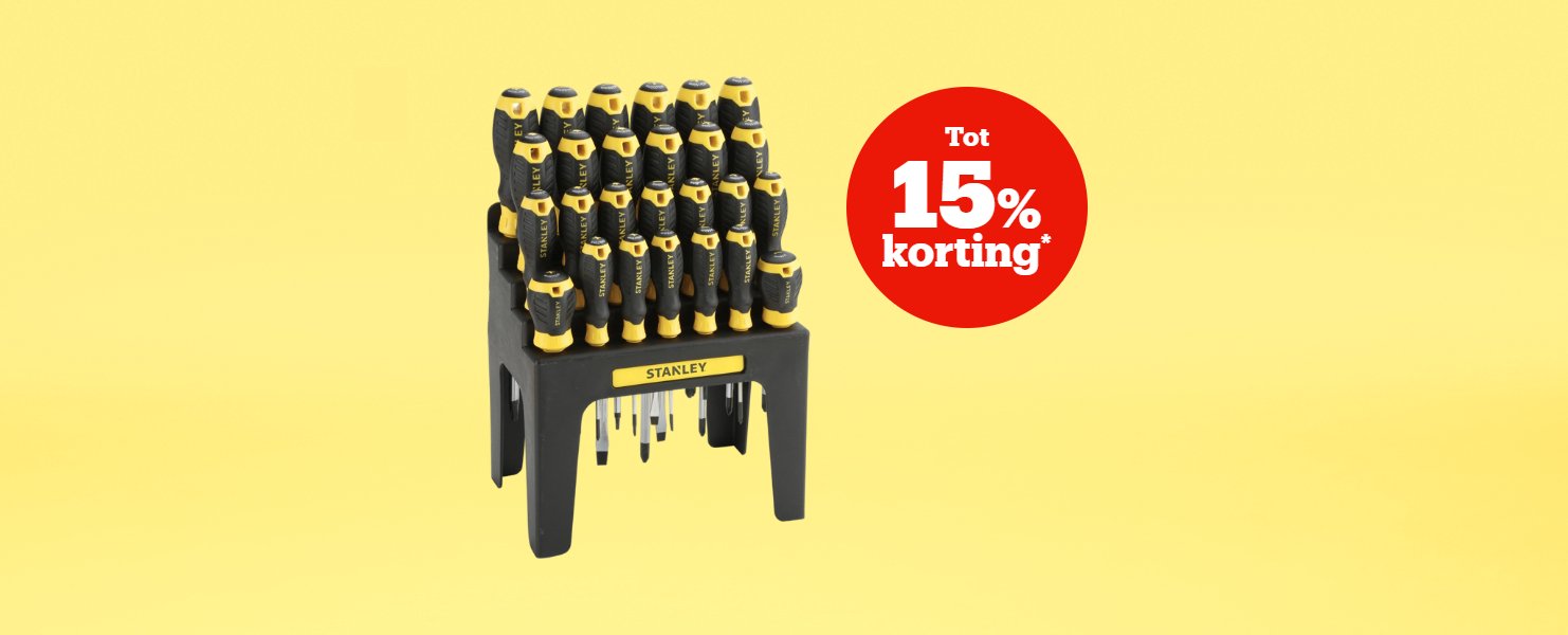 Tot 15% korting*