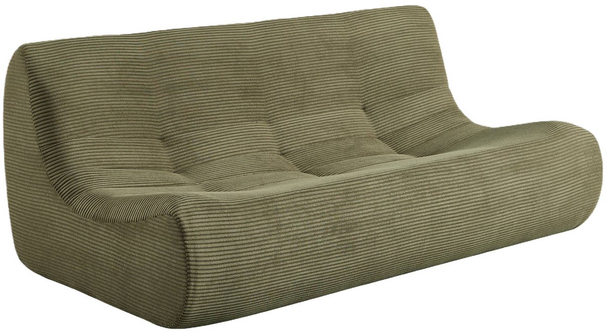 sweeek - Ribfluwelen loungestoel met 3 zitplaatsen - sokol