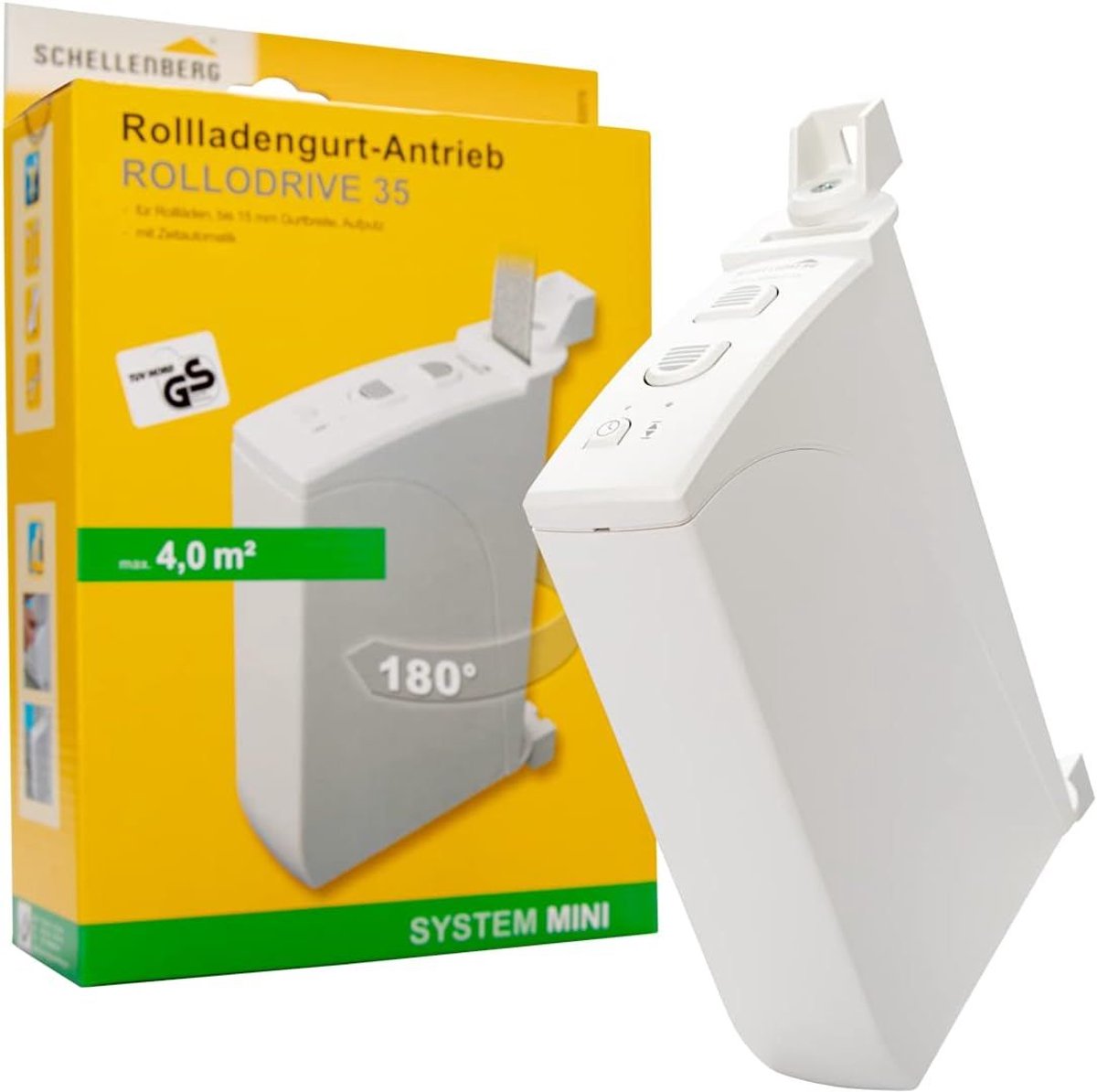 Schellenberg ROLLODRIVE 35 Mini elektrische bandoproller voor rolluikoppervlakken tot maximaal 4 m²
