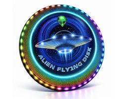 Suotu LED Frisbee - Frisbee met licht - Lichtgevende frisbee met 12 lichteffecten - Herbruikbaar - LED Frisbee Disc Fun Sports-Wit