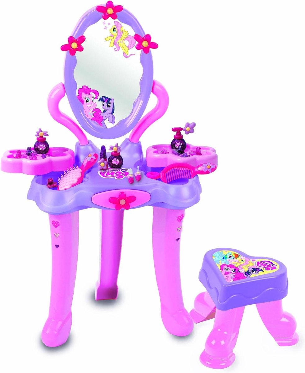 Beauty Center - Speel Make-up Tafel - Kinderen Spelen - Inclusief Accessoires - 42 x 85.5 cm - Multicolor