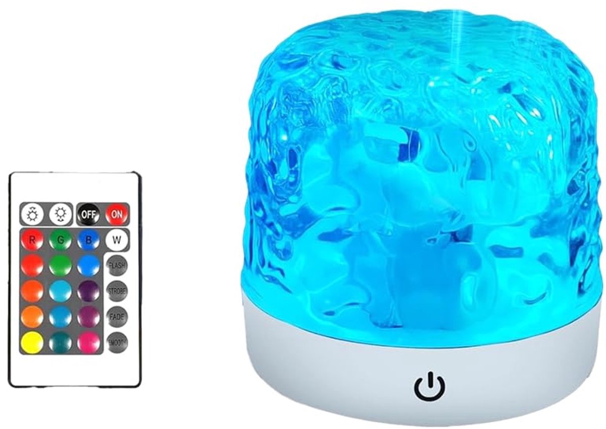 carmdering - Noorderlicht projector - Sfeerprojector - Nachtlampje - 16 kleuren, 6 helderheidsniveaus, 30 lichtmodi - Met afstandsbediening en touchpanel - Bluetooth-luidspreker ingebouwd - Stofdicht ontwerp, geschikt voor binnen en buiten