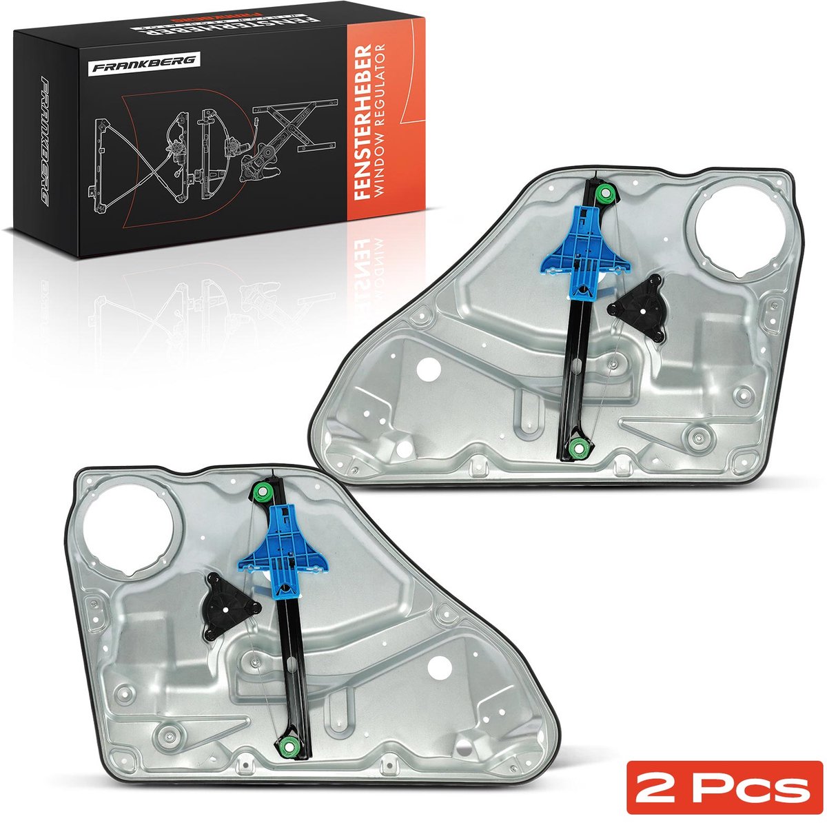 Frankberg 2x Raambediening Achter voor VW Passat B5 3B2 3B3 3B5 3B6
